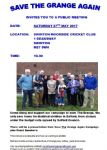 Save The Grange Public Meeting